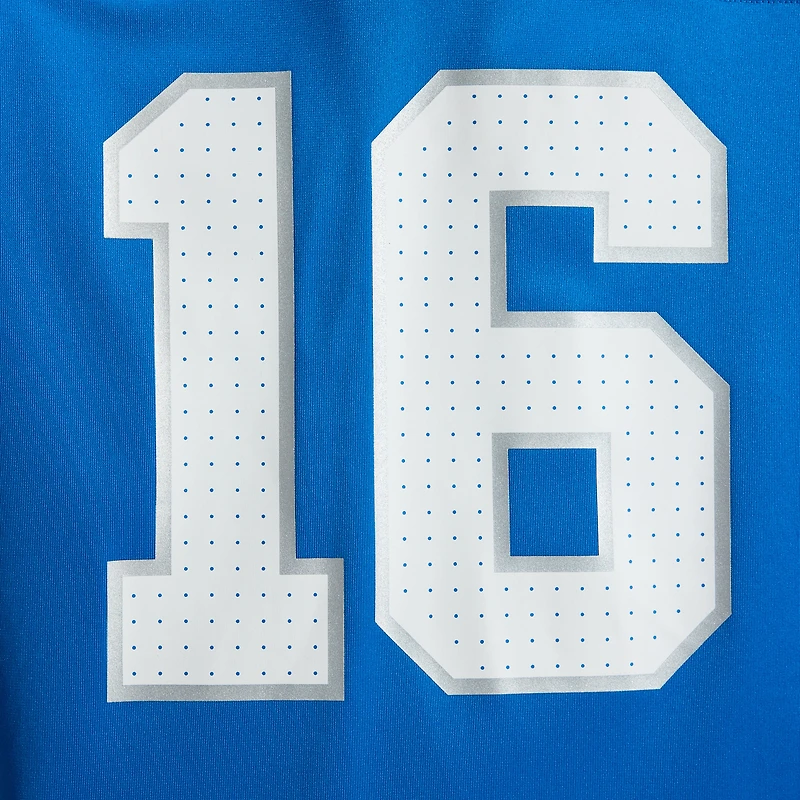 Maillot Nike Jared Goff bleu pour homme des Lions de Détroit