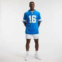 Men's Nike Jared Goff Blue Detroit Lions Team Game Jersey