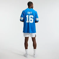 Men's Nike Jared Goff Blue Detroit Lions Team Game Jersey
