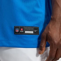 Maillot Nike Jared Goff bleu pour homme des Lions de Détroit