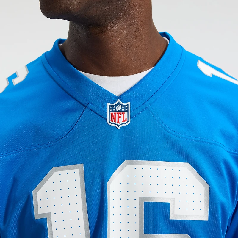 Men's Nike Jared Goff Blue Detroit Lions Team Game Jersey