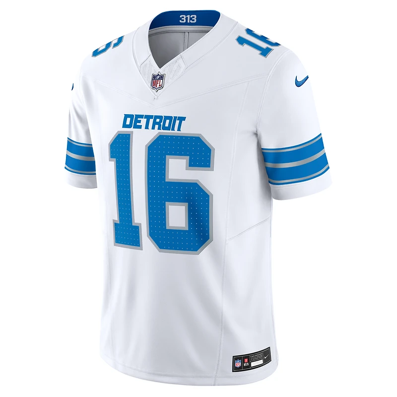 Maillot Nike Jared Goff blanc des Detroit Lions Vapor F.U.S.E. Limited pour homme