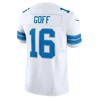 Maillot Nike Jared Goff blanc des Detroit Lions Vapor F.U.S.E. Limited pour homme