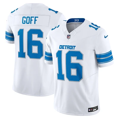 Maillot Nike Jared Goff blanc des Detroit Lions Vapor F.U.S.E. Limited pour homme