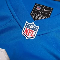 Men's Nike Malcolm Rodriguez Blue Detroit Lions Game Jersey