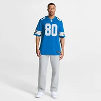 Men's Nike Malik Cunningham  Blue Detroit Lions Team Game Jersey