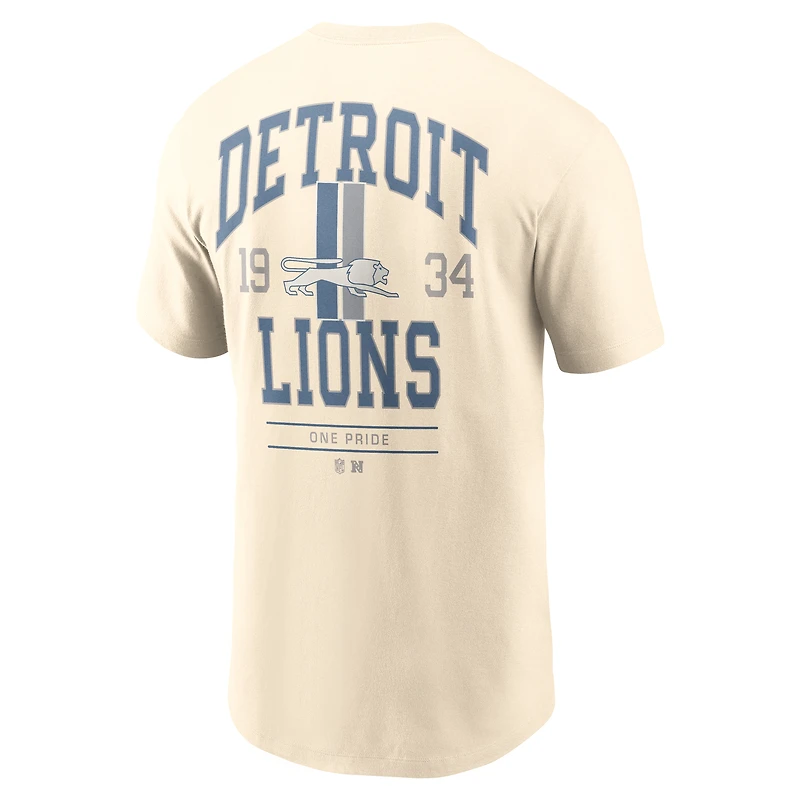 T-shirt Nike Freestyle Essential Detroit Lions Natural pour homme