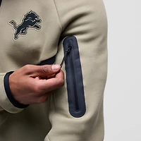 Men's Nike Olive Detroit Lions Tech Fleece Full-Zip Windrunner Hoodie