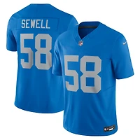 Nike Penei Sewell pour homme Bleu Detroit Lions Vapor F.U.S.E. Maillot limité alternatif