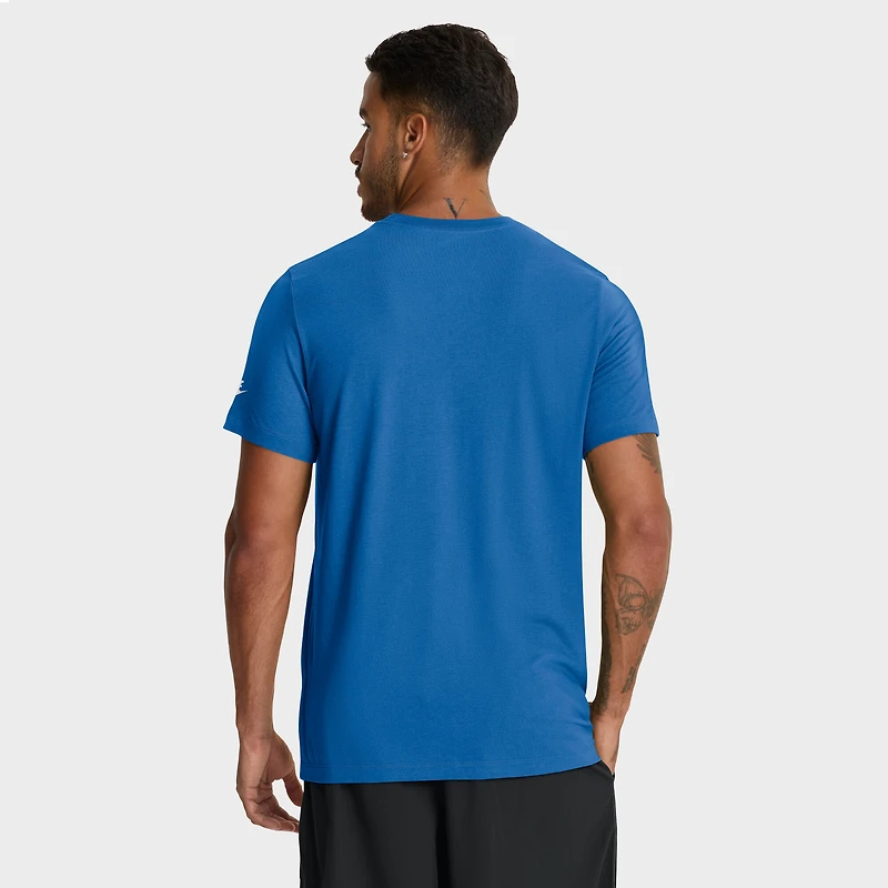 Men's Nike Royal Detroit Lions Favorable Timeline Tri-Blend T-Shirt