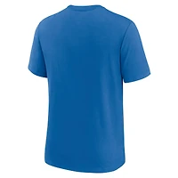 Men's Nike Royal Detroit Lions Favorable Timeline Tri-Blend T-Shirt