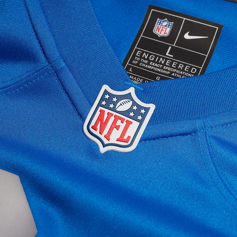 Maillot de match alternatif Nike Sam LaPorta bleu Detroit Lions pour homme