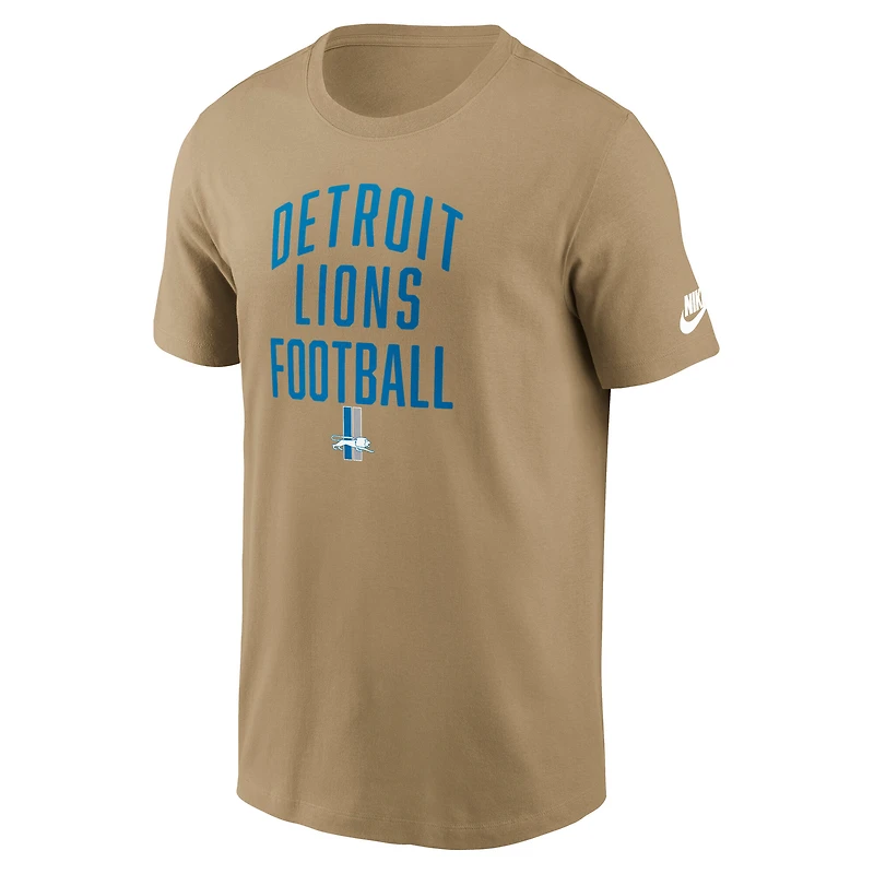 Men's Nike White Detroit Lions Rewind Essential T-Shirt