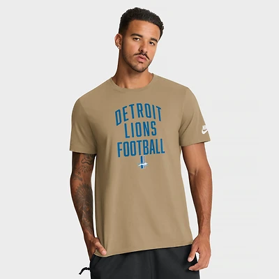 Men's Nike White Detroit Lions Rewind Essential T-Shirt