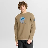 Men's Nike Tan Detroit Lions Swing Pass Rewind Club Pullover Sweatshirt