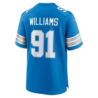 Maillot Nike Tyleik Williams bleu pour homme des Lions de Détroit