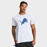 Men's Nike Blue Detroit Lions Essential Logo T-Shirt