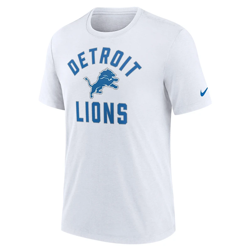 Men's Nike Heather Gray Detroit Lions Favorable Timeline Tri-Blend T-Shirt