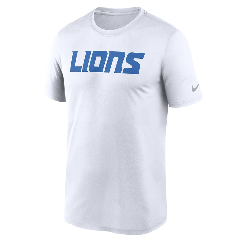 T-shirt Nike blanc Detroit Lions Primetime Legend Performance pour homme
