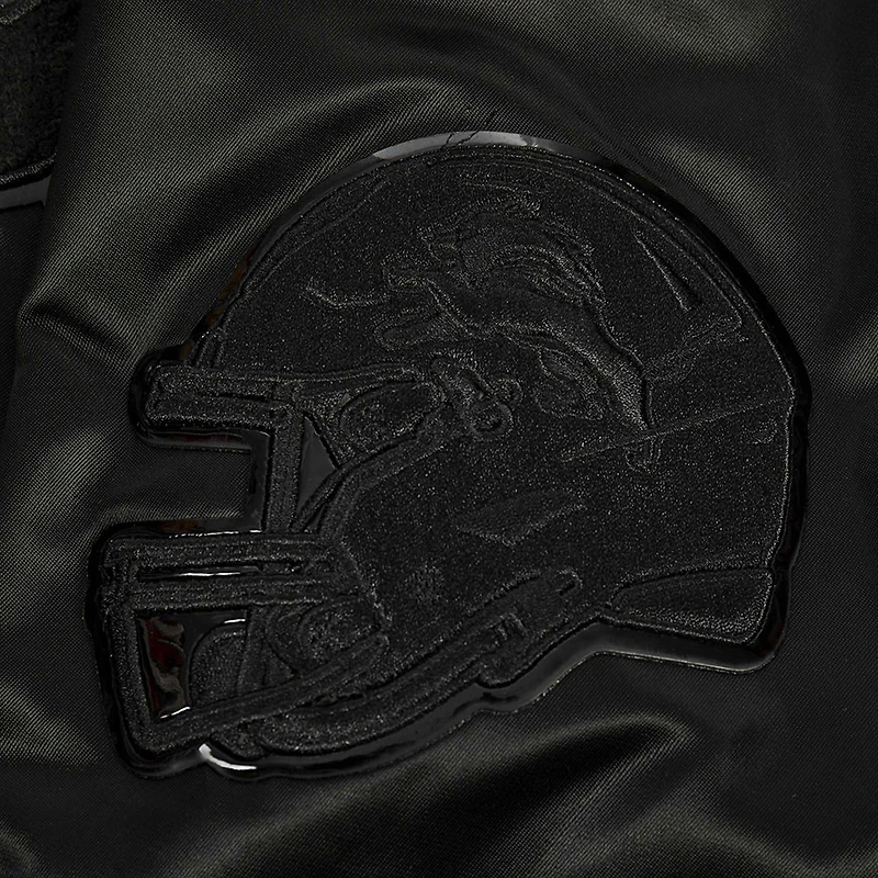 Men's Pro Standard Aidan Hutchinson Black Detroit Lions Player Full-Snap Jacket