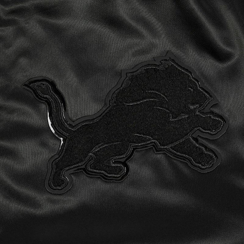 Men's Pro Standard Aidan Hutchinson Black Detroit Lions Player Full-Snap Jacket