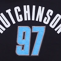Men's Pro Standard Aidan Hutchinson Black Detroit Lions Player Name & Number Hoodie T-Shirt