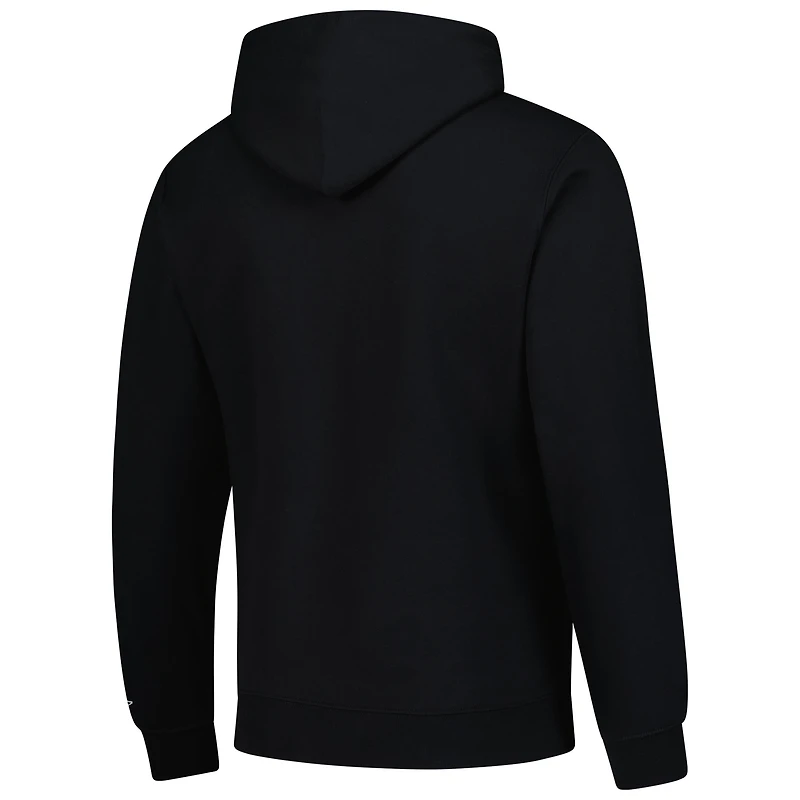 Men's Starter Black Detroit Lions Vintage Pullover Hoodie