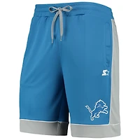 Short mode Starter bleu/gris des Lions de Detroit pour homme