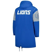 Veste zippée en polyfill bleu Detroit Lions Dynasty Stadium pour homme