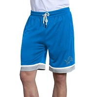 Men's Starter  Blue Detroit Lions Power Play Mesh Shorts