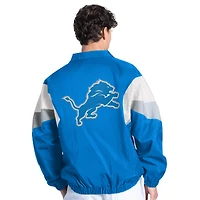 Veste zippée Detroit Lions Yard Line bleue pour homme