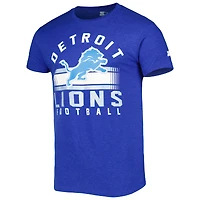 T-shirt Prime Time bleu chiné pour homme des Lions de Détroit