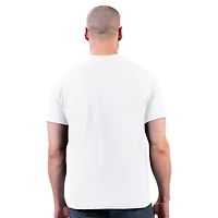 T-shirt blanc pour homme avec logo des Lions de Détroit