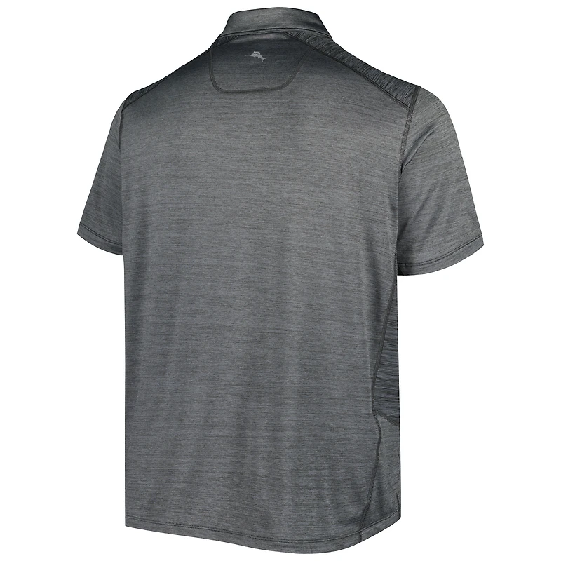 Polo Tommy Bahama Charcoal Detroit Lions Delray Frond IslandZone pour homme