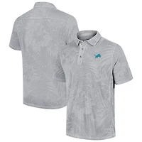 Polo Tommy Bahama gris Detroit Lions Big & Tall Santiago Paradise pour hommes