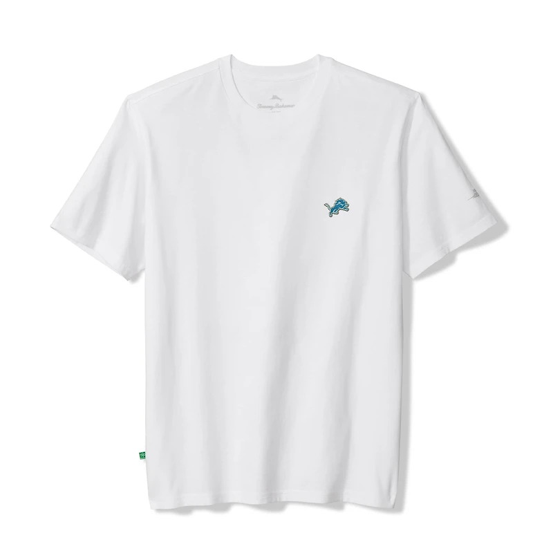 Men's Tommy Bahama White Detroit Lions Tailgate State of Mind T-Shirt