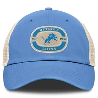 Casquette ajustable Top of the World pour homme avec écusson d'équipe des Lions de Détroit bleu
