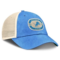 Casquette ajustable Top of the World pour homme avec écusson d'équipe des Lions de Détroit bleu