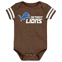 Newborn & Infant Outerstuff Brown Detroit Lions Playmaker Bodysuit
