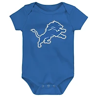 Ensemble 3 pièces pour nouveau-né Outerstuff Detroit Lions Little Tike