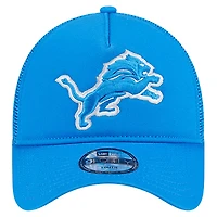 Casquette ajustable New Era bleue Detroit Lions Main A-Frame 9FORTY pour enfants d'âge préscolaire