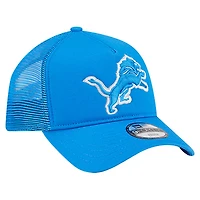 Casquette ajustable New Era bleue Detroit Lions Main A-Frame 9FORTY pour enfants d'âge préscolaire