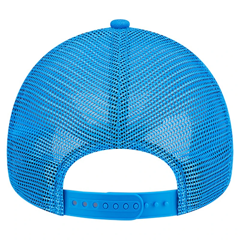 Casquette ajustable New Era bleue Detroit Lions Main A-Frame 9FORTY pour enfants d'âge préscolaire