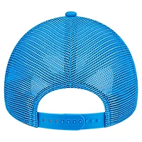 Casquette ajustable New Era bleue Detroit Lions Main A-Frame 9FORTY pour enfants d'âge préscolaire