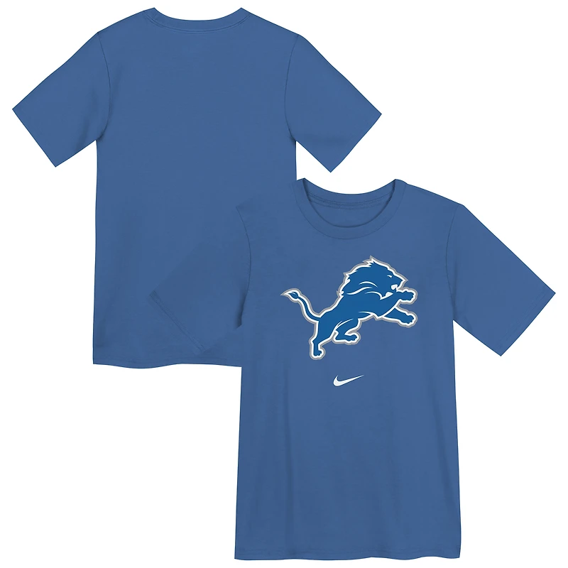 Preschool Nike Blue Detroit Lions Primary Logo Legend Performance T-Shirt
