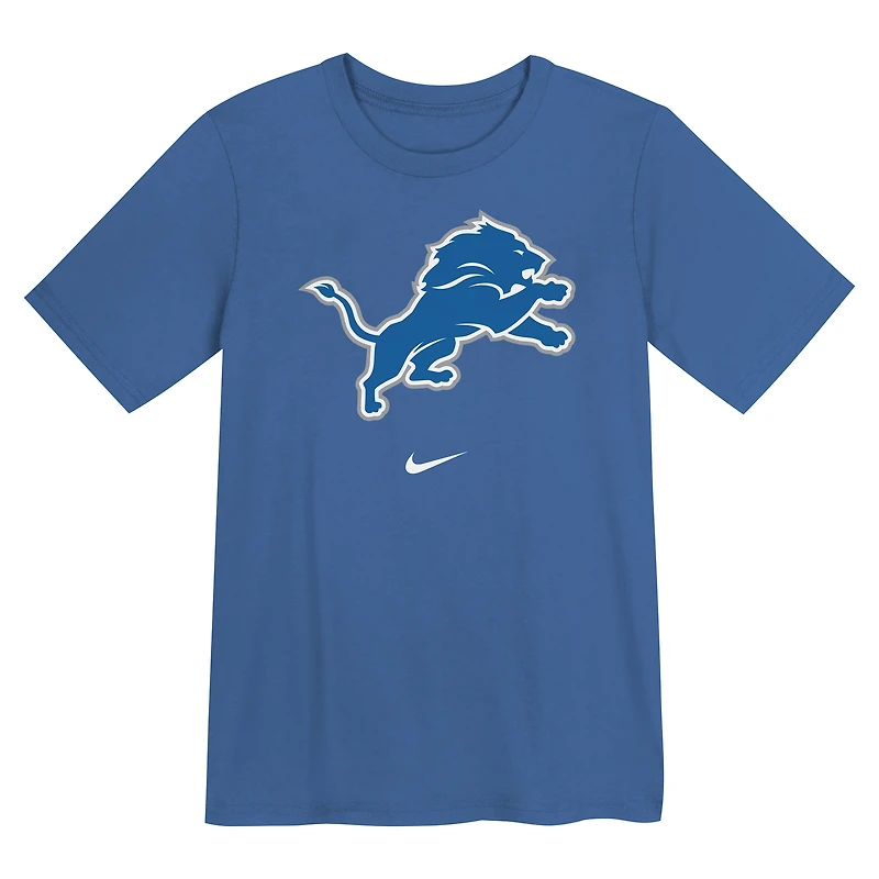 Preschool Nike Blue Detroit Lions Primary Logo Legend Performance T-Shirt