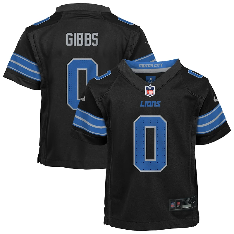 Preschool Nike Jahmyr Gibbs Blue Detroit Lions Team Player Game Jersey