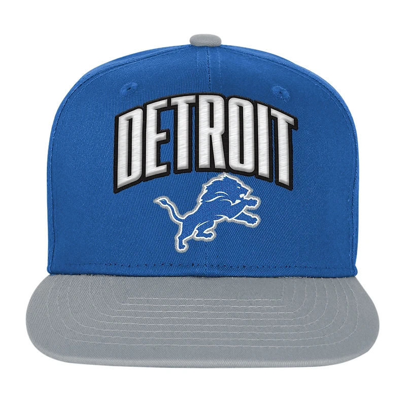 Casquette snapback bleue Detroit Lions Essentials pour enfants d'âge préscolaire Outerstuff