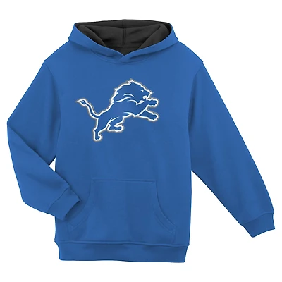 Sweat à capuche bleu Detroit Lions Prime pour enfants d'âge préscolaire Outerstuff