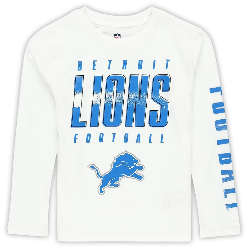 Preschool Outerstuff Detroit Lions The Mix Combo T-Shirt Set